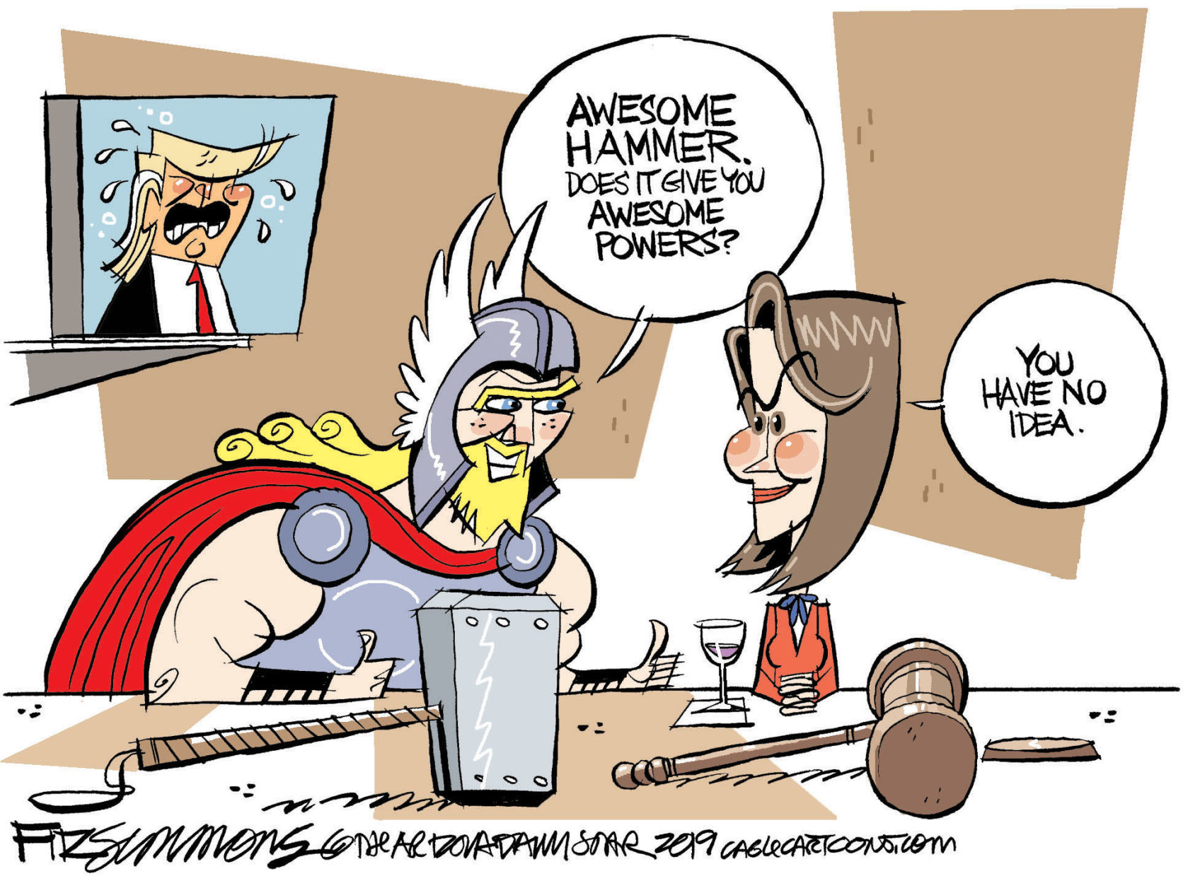 Daily Fitz Cartoon: The Gavel
